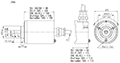 Dimensional Drawing for AX 70 Series Ex Absolute Encoder