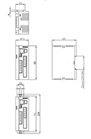 Dimensional Drawing for PMC-1HS / PMC-2HS Series 1-Axis / 2-Axis Motion Controller