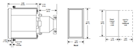 Dimensional Drawing for MINIFLEX® DA100 Series On/Off Repeat Cycle