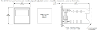 Dimensional Drawing for SX110 Series Three Setpoint Repeat Cycle