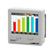 KRN1000 Series Liquid Crystal Display (LCD) Touchscreen Paperless Recorder