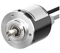 MGAM50 Series 50 Millimeter (mm) Diameter Absolute Multi-Turn Rotary Encoders