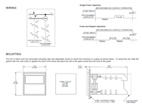 Dimensional Drawing for SX210 Microprocessor Digital Timer