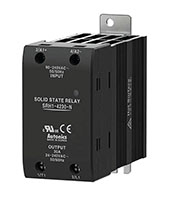 SRH1 Series Voltage Input Type 1-Phase Top/Bottom Terminal Solid State Relay (SSR) with Integrated Heatsink