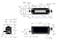 Dimensional Drawing for 1259/1260/1261/1262 Series General Purpose Counter