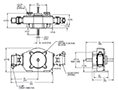 Dimensional Drawing for 6200 Series NexGen RIM Tach Mill-Duty Incremental Encoders