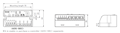 Dimensional Drawing for ADS-SE Series Door Side Sensors