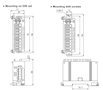 Dimensional Drawing for ARD-D Series DeviceNet Analog Remote Input/Output (I/O) Modules