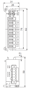 Dimensional Drawing for ARM Series Modbus Sensor Connector Type Digital Remote Input/Output (I/O) Modules