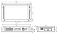 Dimensional Drawing for AiC-D-Series 2-Phase Closed-Loop Stepper Motor Driver with Integrated Controller