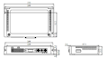 Dimensional Drawing for AiS-D Series 2-Phase Closed-Loop Stepper Motor Driver