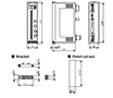 Dimensional Drawing for Bar Graphic Temperature Indicators