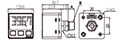 Dimensional Drawing for Display Type Pressure Sensors PSAN