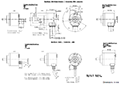 Dimensional Drawing for AC 58 - Parallel Series Absolute Encoder
