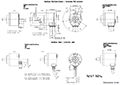 Dimensional Drawing for AC 58 - Profibus Series Absolute Encoder