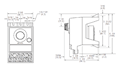 Dimensional Drawing for BRE Series Reset Timer