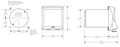 Dimensional Drawing for CX100 Series Repeat Cycle Timer