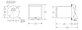 Dimensional Drawing for CX300 Microprocessor Timer/Counter