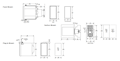 Dimensional Drawing for MINIFLEX® DG200 Series Digital Set Reset Timer