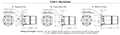 Dimensional Drawing for HA26 Series Integral Coupling Incremental Encoder