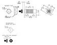 Dimensional Drawing for HDP18 Series Heavy-Duty Shaft-Less Encoder