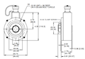 Dimensional Drawing for ISD37 Series Hazardous Duty Encoder
