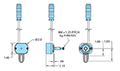 Dimensional Drawing for Model DR686 Direct Replacement Encoder for Siemens 1XP8001
