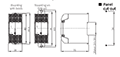 Dimensional Drawing for PA10 Series Sensor Controller
