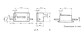 Dimensional Drawing for Type 150 Revolution, Length, and Stroke Counter