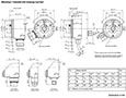 Dimensional Drawing for RI58-D Series Incremental Encoder