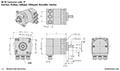 Dimensional Drawing for AC 61 - Profibus Series Stainless Steel Encoder