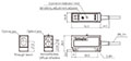Dimensional Drawing for BM Series General Photoelectric Sensor