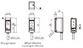 Dimensional Drawing for BYD Series Photoelectric Sensor with Built-in Timer