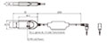 Dimensional Drawing for SCM Series Serial Communication Converters