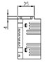Dimensional Drawing for PMC-2HSP Series 2-Axis Interpolation Type Motion Controller