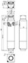 Dimensional Drawing for SFDL Series Safety Door Switch